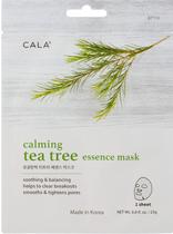 Máscaras faciais Cala com essência de tea tree, 5 unidades