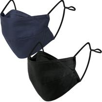 Máscaras faciais de tecido BASE CAMP reutilizáveis, 100% algodão, laváveis