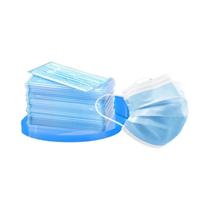 Máscaras Faciais Descartáveis Para Adultos 10-500pcs Azul Respirável Protetora Não Tecida Meltblown