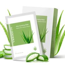Máscaras faciais em folha Aloderma Hydrating com 87% de Aloe Vera Orgânica Máscaras faciais em folha Aloderma Hydrating com 87% de Aloe Vera Orgânica