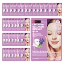 Máscaras Faciais Innerest Derma Beauty Collagen - 36 Unidades (23ml) - Lavanda