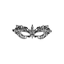 Máscaras Feminina de Renda Preta Veneziana para Baile Formato:Libélula