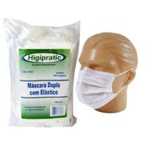 Mascaras Higipratic cirurgica descartavel dupla (elastico/clip) 25 Unidades Mascaras Higipratic cirurgica descartavel dupla (elastico/clip) 25 Unidades