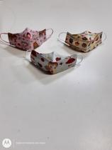 Máscaras infantil 3D kit 3 unidades Máscaras infantil 3D kit 3 unidades