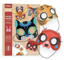 Máscaras infantis, animais, lúdicas, pedagógicas, brinquedo, criança, mideer