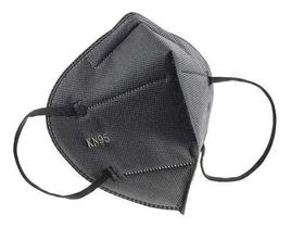 Máscaras Kn95 proteção respiratória Pff2/n95 preta descartável 10 unidades - SOS Mascara