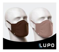 Máscaras Lupo Coloridas Kit Com 4 Adulto Marrom/nude