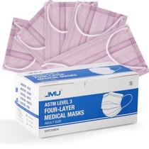 Máscaras médicas faciais descartáveis JMU 4-Ply ASTM Nível 3 Rosa Máscaras médicas faciais descartáveis JMU 4-Ply ASTM Nível 3 Rosa