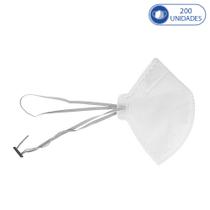 Máscaras Não Reutilizáveis M.F.Q PFF2S c Clipe Nasal 200Un Máscaras Não Reutilizáveis M.F.Q PFF2S c Clipe Nasal 200Un