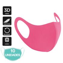 Máscaras para Adulto Lavável de Neoprene Rosa 10 Unidades
