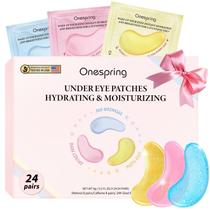 Máscaras para os olhos Onespring Caffeine, ouro 24K e retinol (24 pares)