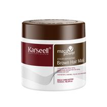 Mascarilla Capilar Karseell con Deposición de Color Marrón 500 ml