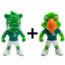 Mascote do Palmeiras Dupla Boneco Futebol Colecionável Vinil