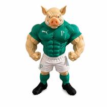 Mascote do Palmeiras Porco Forte Estátua Decorativa Colecionável para Torcedores Mascote do Palmeiras Porco Forte Estátua Decorativa Colecionável para Torcedores