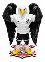 Mascote Gavião Do Corinthians Fiel Decorativo Com Asas Mascote Gavião Do Corinthians Fiel Decorativo Com Asas