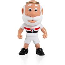 Mascote Oficial Sao Paulo Santo Tricolor Boneco Colecionavel 12cm Uniforme Principal Camisa 1 Listrada