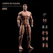 Masculino Escala 1/12 Super Flexível Corpo Articulado 6 Boneca Figura De Ação ANT AM116 Com Cabeça