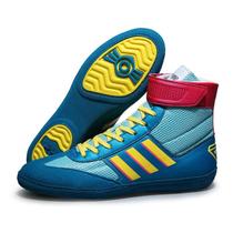 Masculino Feminino Antiderrapante Respirável Tênis De Treinamento De Luta Livre Tênis De Boxe