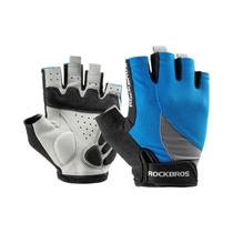 Masculino Feminino Respirável Gel Acolchoado Metade Dedo Luvas De Bicicleta Mtb Estrada Primavera