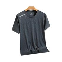 Masculino Feminino Verão Gelo Seda Manga Curta Camiseta Secagem Rápida Respirável Esportes Topo Ao