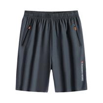 Masculino Tamanho Grande Secagem Rápida Respirável Gelo Seda Casual Esportes Shorts Verão Moda