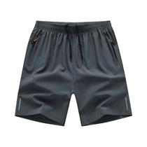 Masculino Tamanho Grande Secagem Rápida Respirável Gelo Seda Casual Esportes Shorts Verão Moda