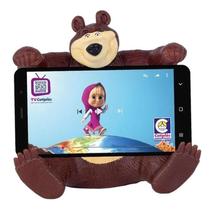 Masha E O Urso Boneco Urso Suporte Celular - Cotiplás 2466