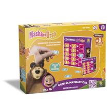 Masha e Urso contas de matemática quebra cabeças