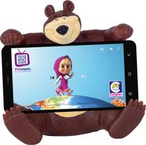 Masha e Urso Suporte Celular Infantil Urso - Cotiplas 2466