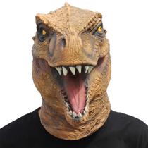 Mask CreepyParty Dinosaur Head Latex Fantasia de Halloween para adultos