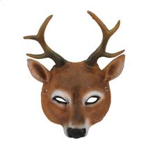 Mask Deer PU Foam Full Face Cover Festa de Cosplay de Halloween Mask Deer PU Foam Full Face Cover Festa de Cosplay de Halloween
