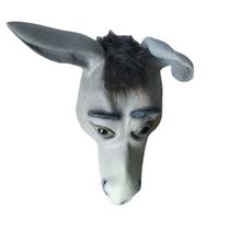 Mask Donkey Shreks, chapelaria de látex, adereços de cosplay