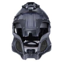 Mask Iron Samurai Horror Full Face Fantasia Festa de Halloween