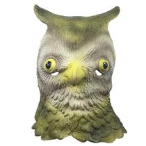 Mask Owl Headgear Latex Full Face para cosplay de comédia e festa