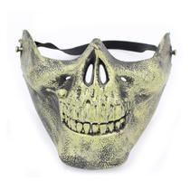 Mask Skeleton Half Face Horror CS Play Halloween Party Mask Skeleton Half Face Horror CS Play Halloween Party