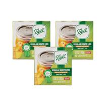 Mason Jar Lids Ball Regular Mouth 12 CT (pacote com 3)