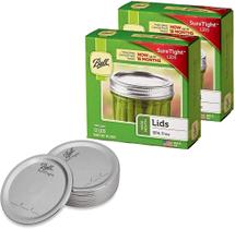 Mason Jar Lids Ball Wide Mouth, 12 unidades por pacote (2 pacotes)