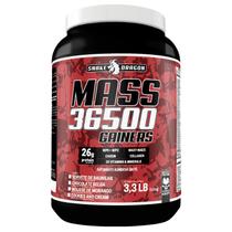 Mass 36500 Gainers Hipercalorico Pote 1,5kg sem Soja e sem Gluten 26g proteina WPI + WPC Whey protein Proteína Carboidratos Colágeno Caseína