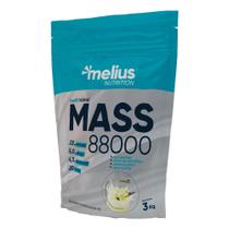 Mass 88000 Hipercalorico 3kg Sabor Baunilha Melius Nutrition