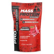 Mass Protein Morango Pouch 3kg - Pronabol Mass Protein Morango Pouch 3kg - Pronabol