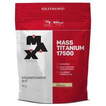 Mass Titanium 17500 - Refil 3kg - Max Titanium (Hipercalórico)