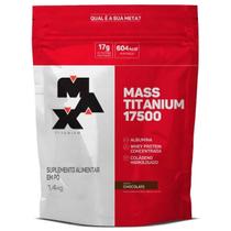 Mass Titanium Hipercalórico 1,4Kg - Max Titanium - Massa Muscular e Ganho De Peso