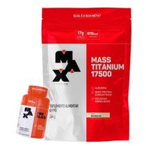 Mass Titanium Refil 3kg + Fire Black - 60 Cáps - Max Titanium