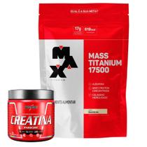 Mass Titanium Refil 3kg - Max Titanium + Creatina 300g - Integralmédica
