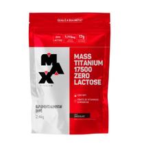 Mass Titanium Zero Lactose Refil 2,4kg - Max Titanium