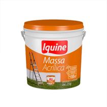 Massa Acrílica 25kg Iquine Áreas Internas e Externas Rende Muito