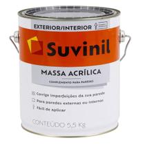 Massa Acrílica 5,5 Kg Suvinil Massa Acrílica 5,5 Kg Suvinil