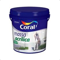 Massa Acrilica Áreas Úmidas - Interno E Externo Coral 5,6kg