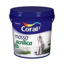 Massa Acrílica Coral 5,7kg Interior Exterior Secagem Rápida