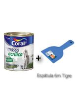 Massa Acrilica Coral 900ml + Espátula Tigre 6cm